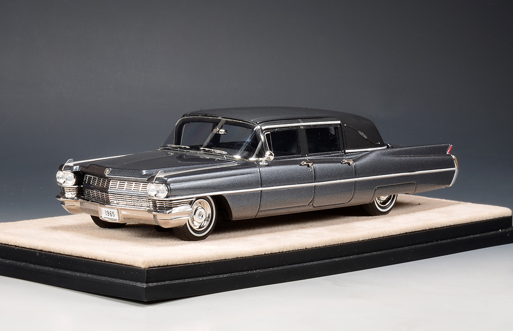 1/43 STM65102 1965 Cadillac Fleetwood Formal Limousine landau top Ascot Gray Metallic