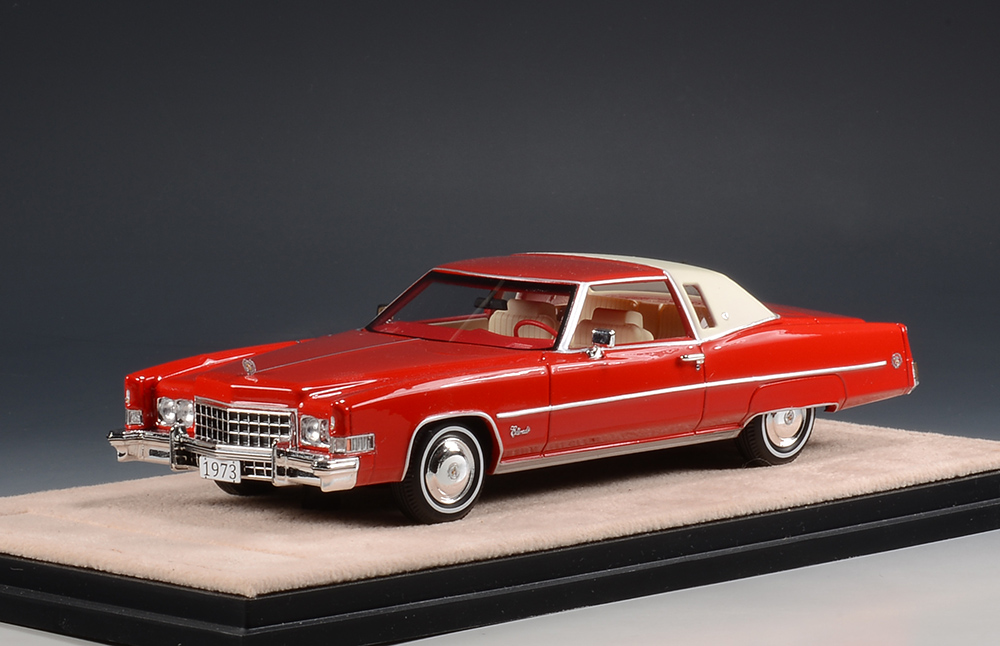 1/43 STM73003 1973 Cadillac Eldorado Custom Cabriolet Dynasty Red