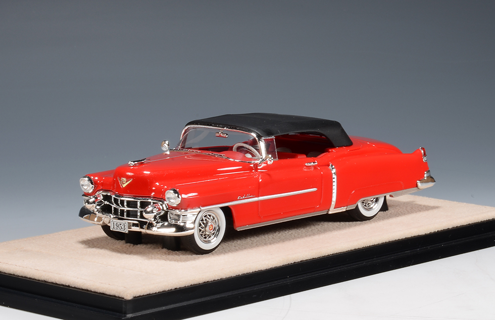 1/43 STM53004 1953 Cadillac Eldorado Convertible Closed roof Azetec Red