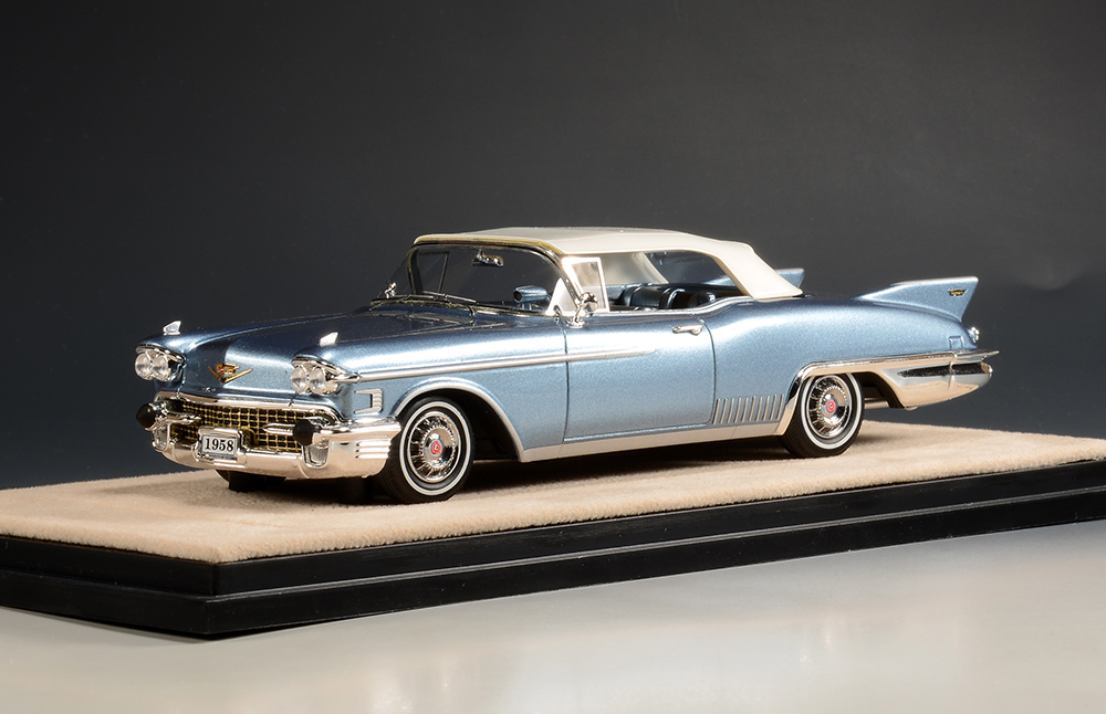 1/43 STM58012 1958 Cadillac Eldorado Biarritz “Raindrop” Prototype Closed top  Argyle Blue Irid