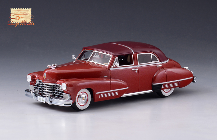 1/43 STM42202 1942 Cadillac Sixty Special Town Brougham by Derham Red