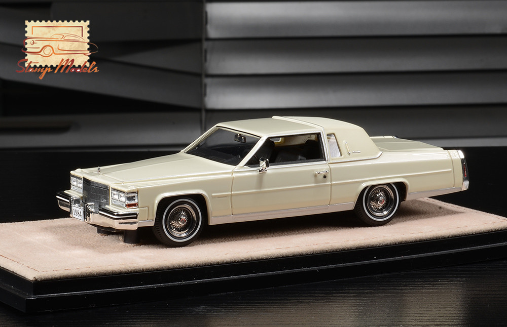 1/43 STM84803 1984 Cadillac Fleetwood Brougham Coupe White
