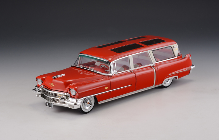 1/43 Cadillac Broadmoor Skyview Wagon 1956 Red