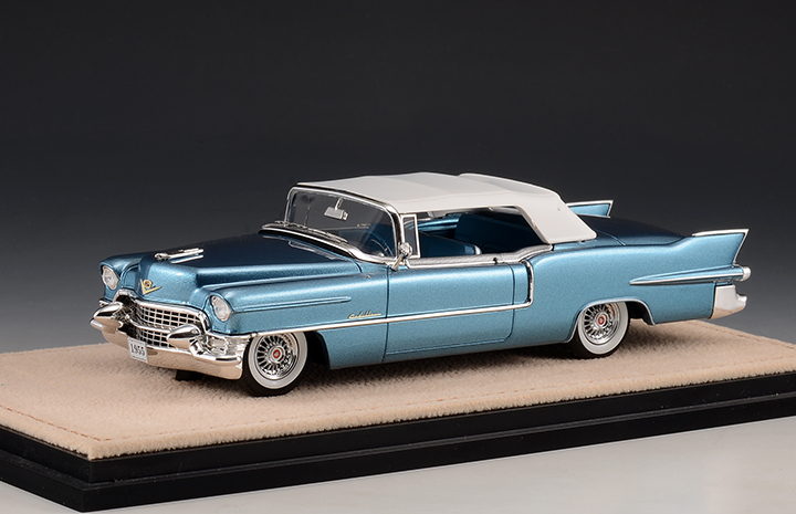 1/43 STM55002 1955 Cadillac Eldorado Biarritz Closed top Bahama Blue Metallic