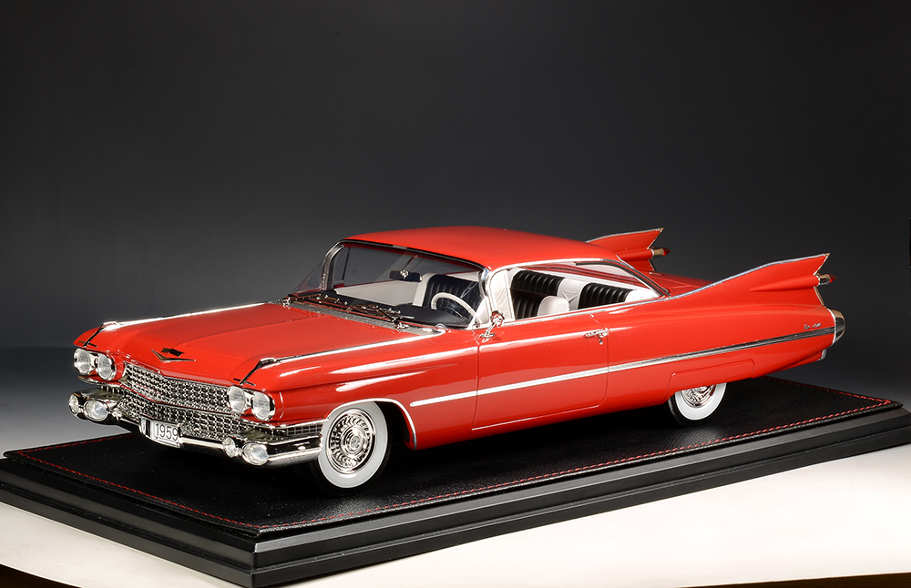 1/18 STM1959601 1959 Cadillac Coupe deVille Seminole Red