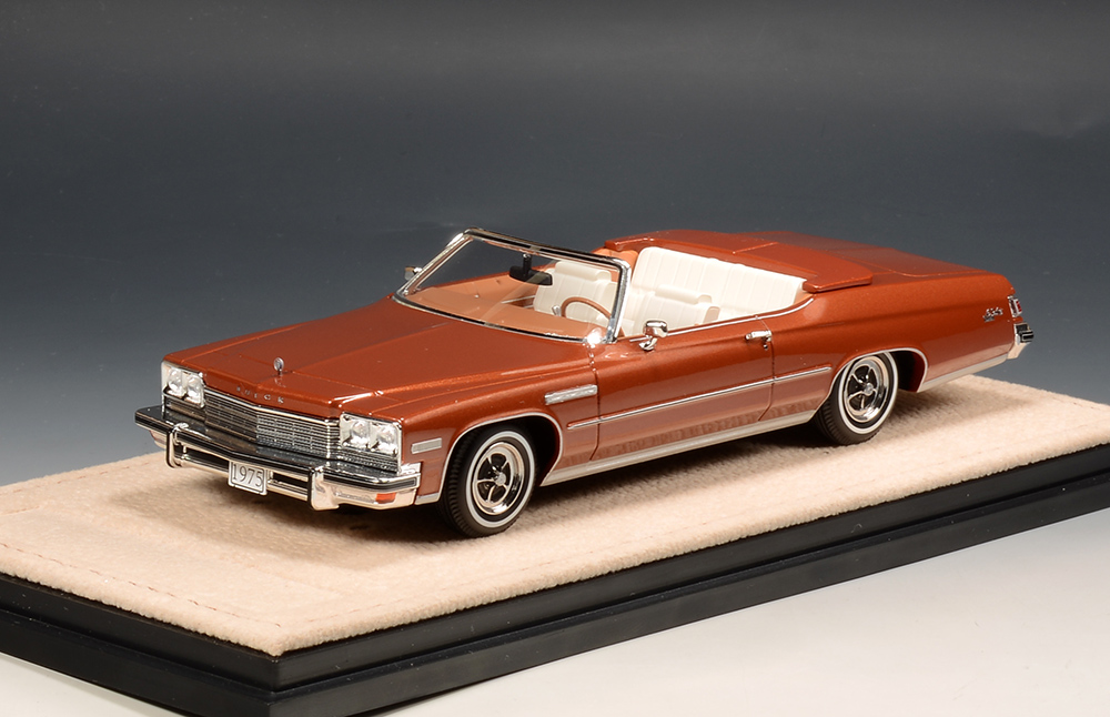 1/43 STM753003 1975 Buick LeSabre Custom Convertible Open Top Bittersweet Metallic