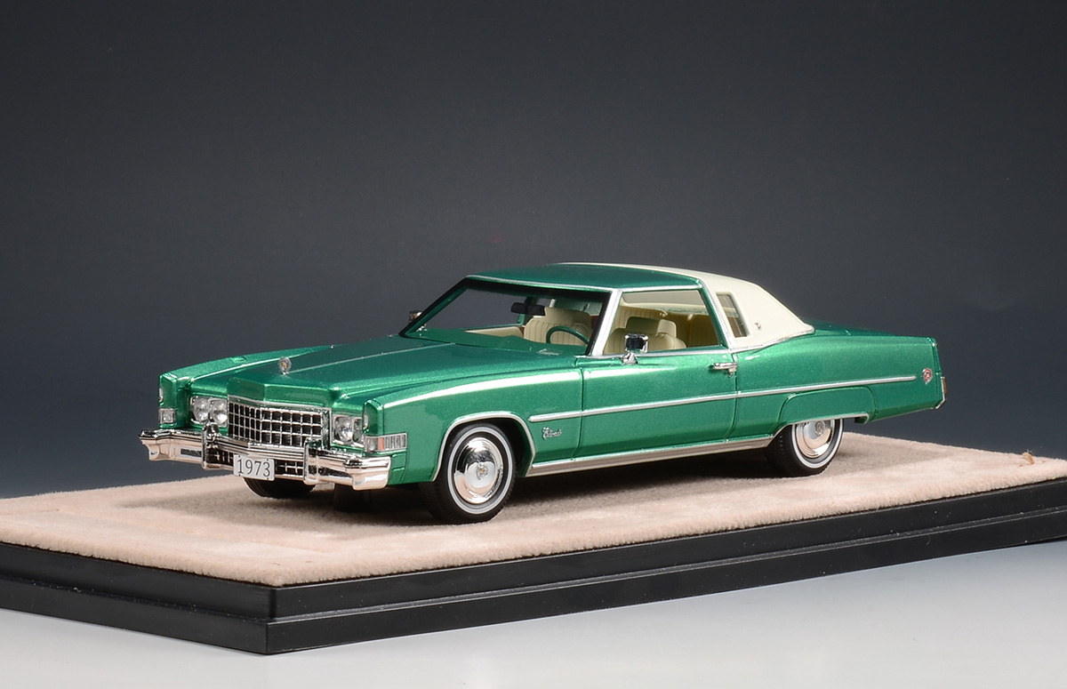 1/43 STM73001 1973 Cadillac Eldorado Custom Cabriolet Viridian Green Metallic