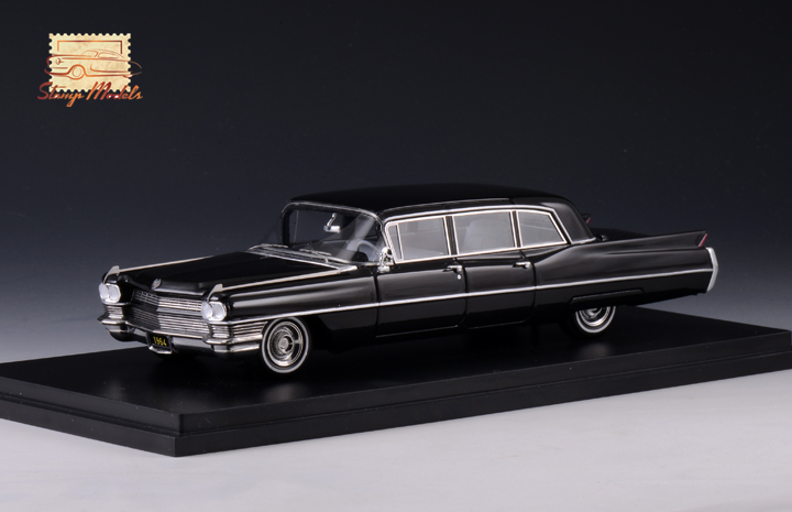 1/43 STM64101 1964 Cadillac Fleetwood 75 Limousine Black
