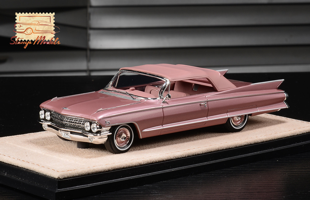 1/43 STM61002 1961 Cadillac Eldorado Biarritz Closed top Fontana Rose Metallic