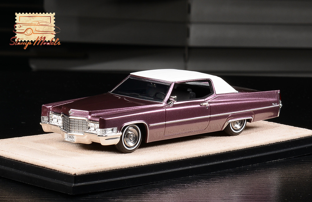 1/43 STM69601 1969 Cadillac Coupe deVille Chateau Mauve Metallic