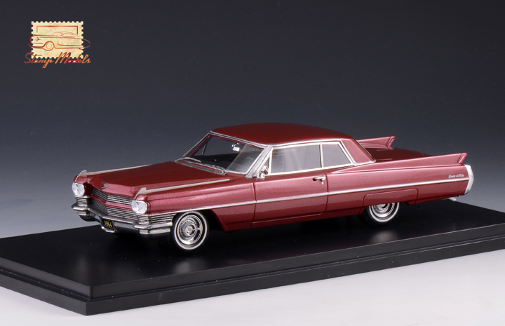 1/43 STM64603 1964 Cadillac Coupe deVille Matador Red Metallic
