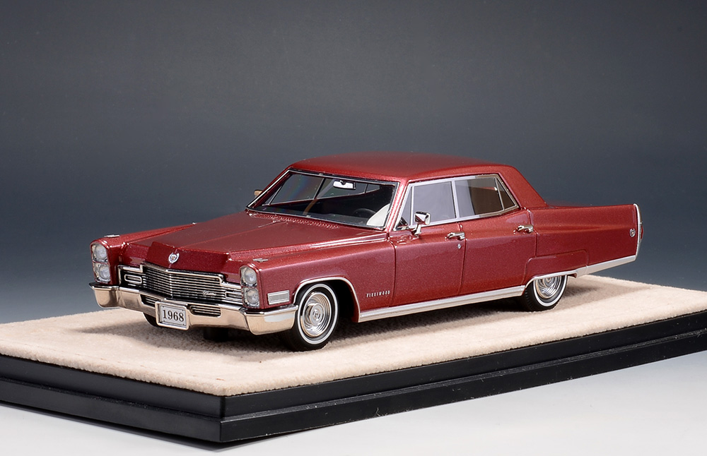 1/43 STM68203 1968 Cadillac Fleetwood Sixty Special San Mateo Red Metallic