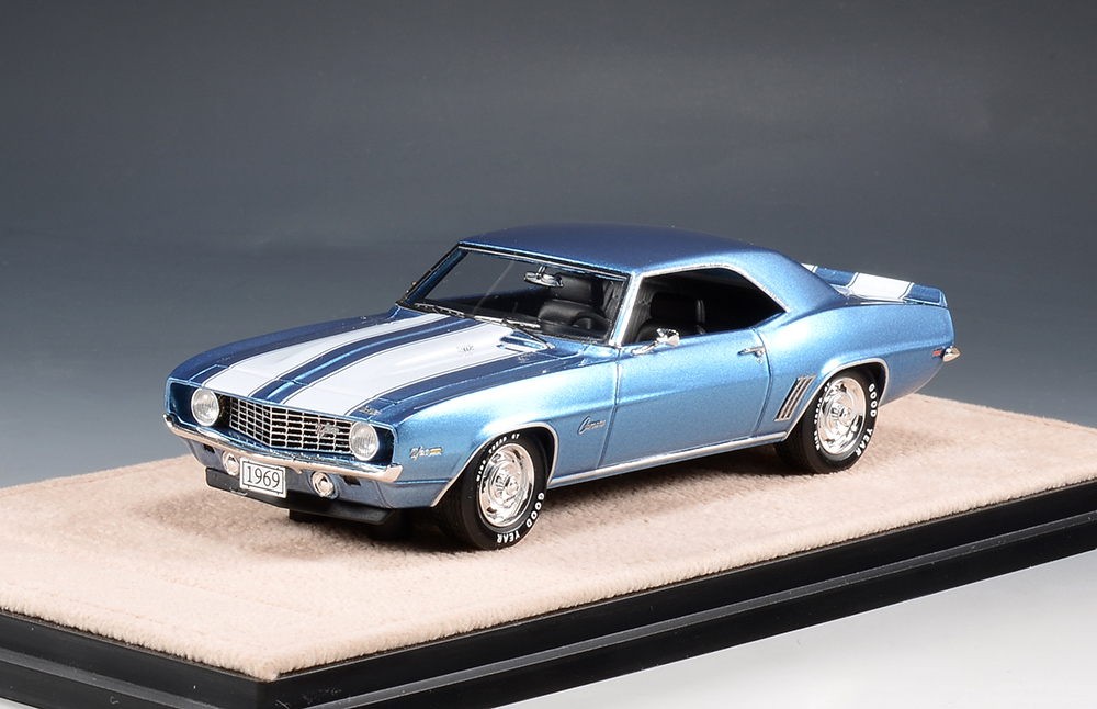 1/43 STM691001 1969 Chevrolet Camaro Z28 Glacier Blue Metallic